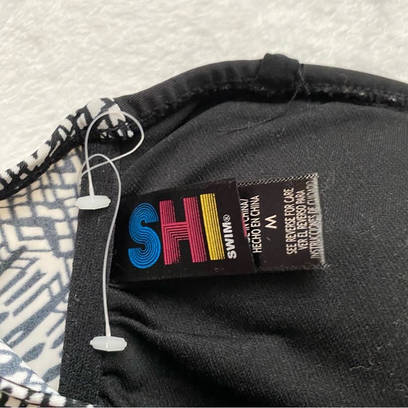 NWOT Parted V Swimsuit Tube Top - Picture 6 of 9